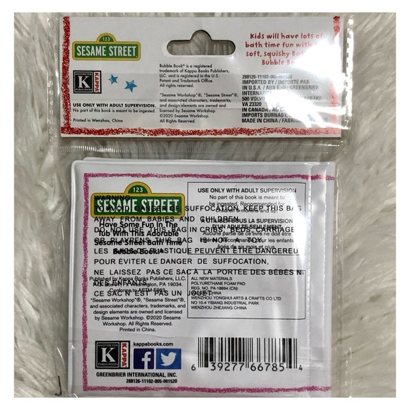 1 Elmo’s World Sesame Street Bubble Bath Book NIP - Picture 3 of 5